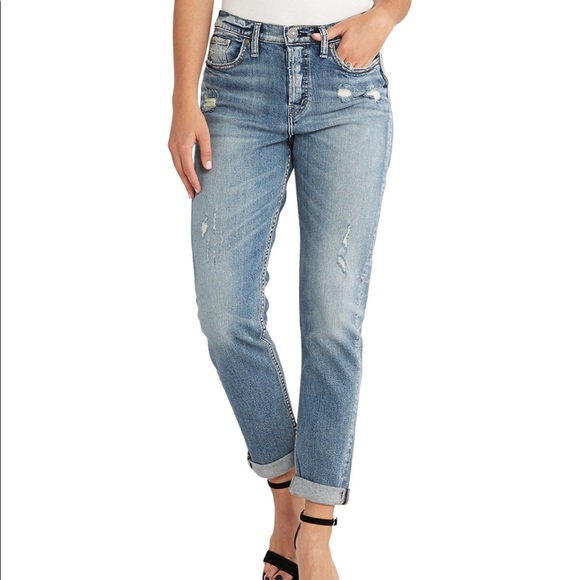 Silver Jeans Denim - Silver Jeans The Mom Jean Medium Wash Denim